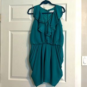 Jessica Simpson Teal Cocktail Dress, size 8.